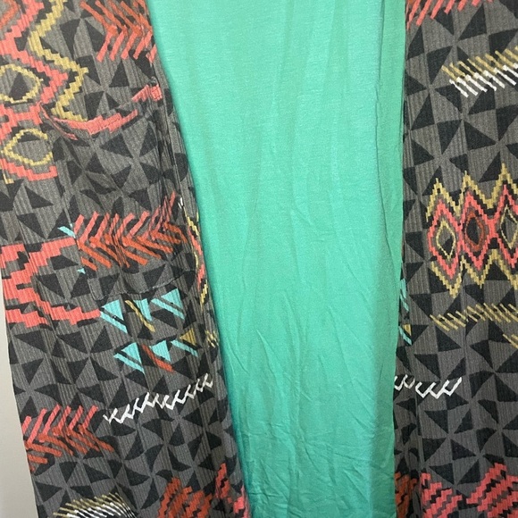 Solid Teal Lularoe Julia Dress - Picture 11 of 11